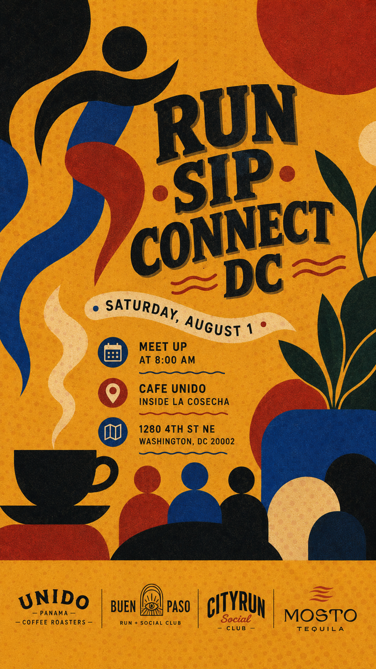 Run Sip Connect DC — event flyer