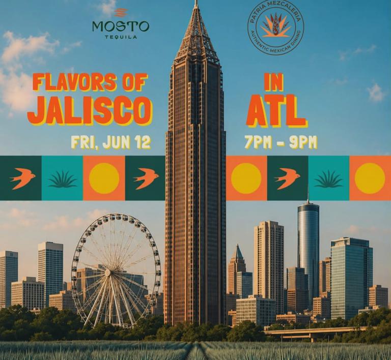 Flavors of Jalisco: Tequila Tasting Dinner with Mosto — event flyer