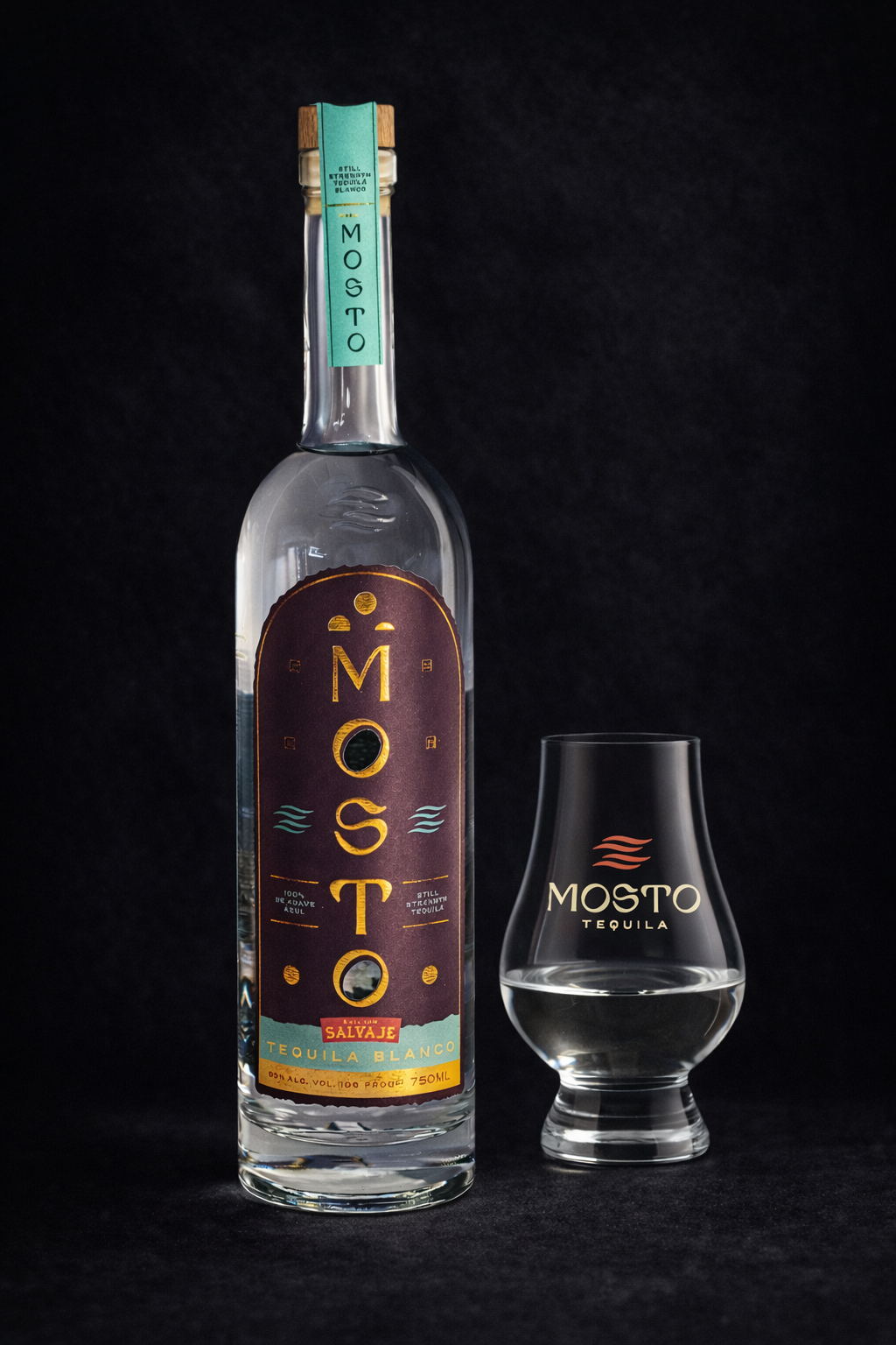 Mosto Tequila Edicion Salvaje served neat — 106 proof still strength